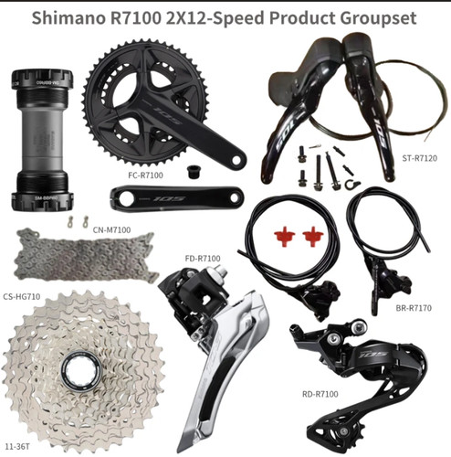 Shimano 105 r7100 r7120 36t - 105, 52/36t