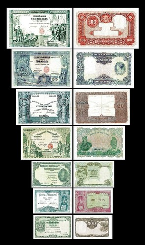 500 100 000 reis issue - 500, 100.000