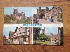 Vintage Postcard Worcester RP