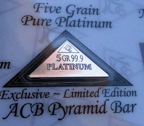 Acb platinum pyramid 5grain - platinum,