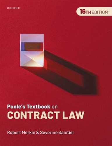 Poole textbook contract - textbook,