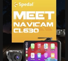 Spedal Navicam CL630 Carplay Stereo with Dashcam & mm Radar Smart Drive Assist