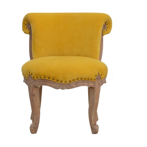 Oak toned mustard studded - toned,