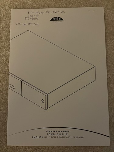 Genuine naim owners - genuine, manual