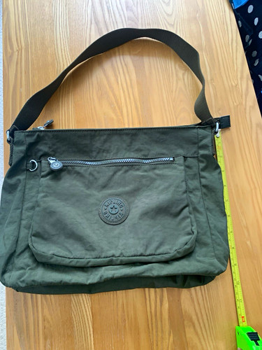 Kipling green shoulder bag - kipling,