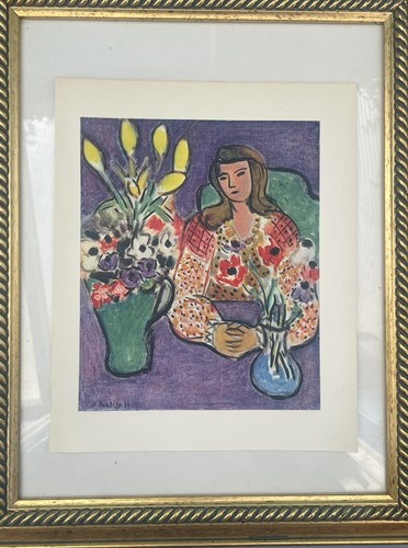 Henri matisse lithography - henri, o/s