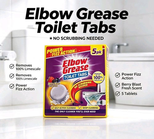Elbow grease toilet cleaner - grease,