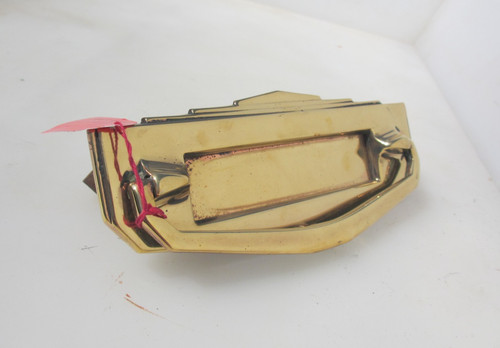 Vintage brass letterbox letter - vintage,