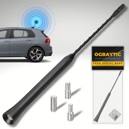Car aerial rubber - aerial, black