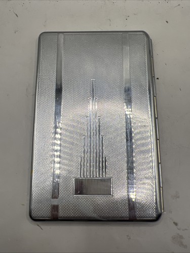 Vintage cigarette case - cigarette, silver