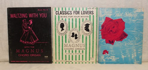 Magnus organ sheet music books - music,