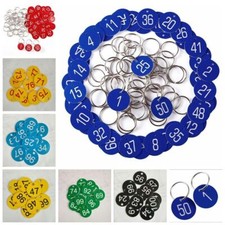 100PCS Numbered 1-100 Tags W/