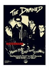 The Damned Poster Print - A3 -