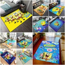 3D SpongeBob SquarePants Floor Rug Carpet Bedroom Living Room Door mat Anti-Slip