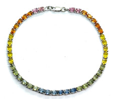 Sterling Silver Multicolour