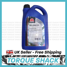 Millers Oils Millmax 32 Hydraulic Oil Excellent Anti Wear Performance 5 Litres