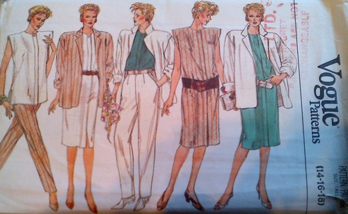 Used cut vintage vogue suit - vintage,