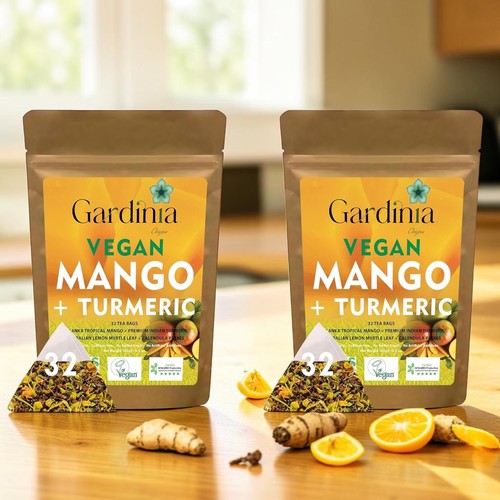 Vegan tea bags - tea, mango