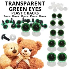 Transparent green eyes - green,