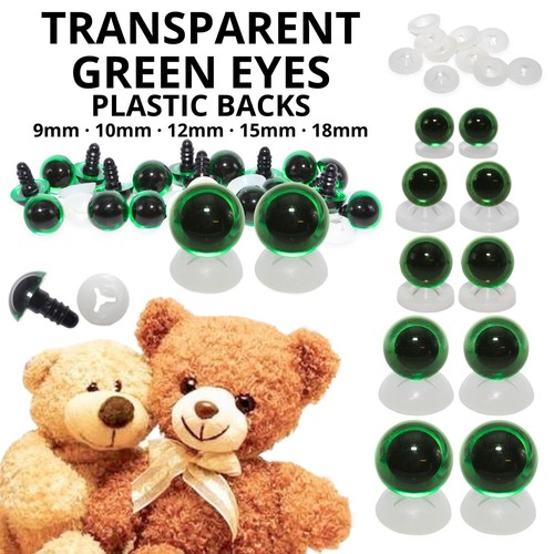 Transparent green eyes with - green,