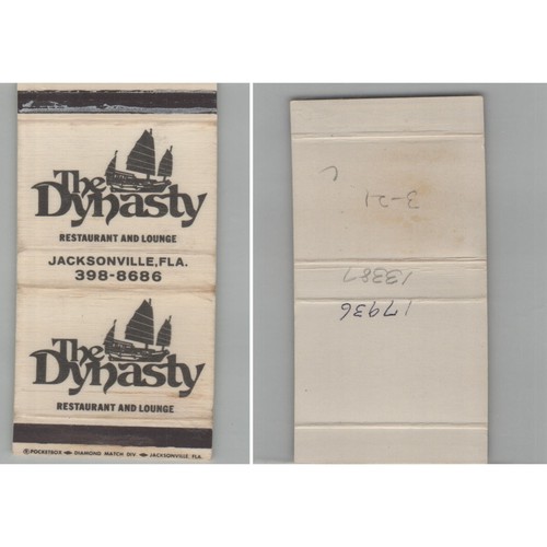 Matchbox cover the dynasty - matchbox,