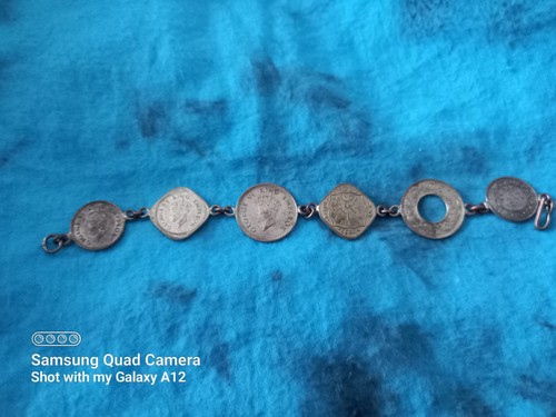 Vintage indian coin bracelet - vintage,