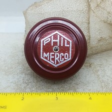 Vintage Bakelite Phil Merco 72" Metal Tape Measure Red Case Imperial Only Inch