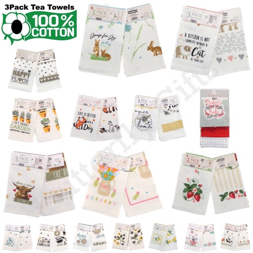 100 cotton tea - towels, set