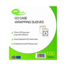 Neo Media CD Case Wraps / CD Case Wrapping Sleeves - 500 Pack