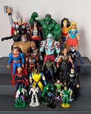 BONKERS Bundle Vintage & Modern Marvel & DC Superhero & Villian Action Figures
