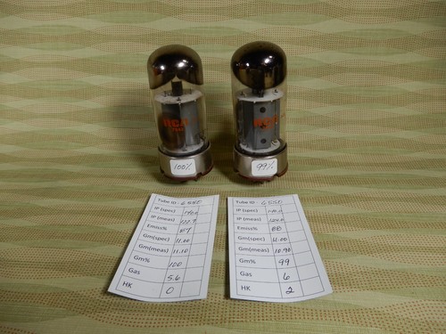 Rca 6550 vacuum tubes - rca,