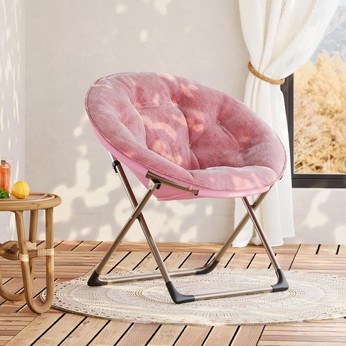 Round folding moon chair - round,