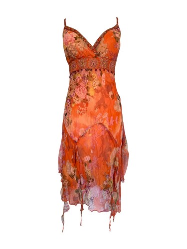 Rene derhy orange floral - rene,