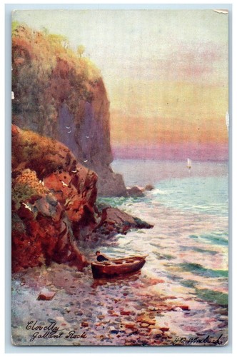 C1910 boat scene - boat,