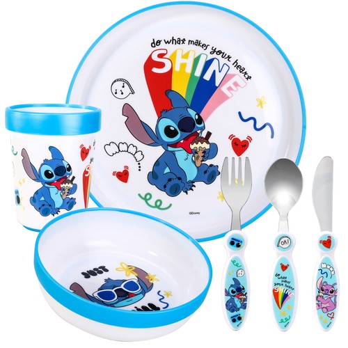 Stitch kids piece dinnerware - piece,