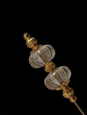 6” Long Gold Hat Pin Vintage