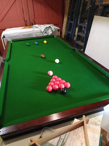 Antique snooker table - antique,