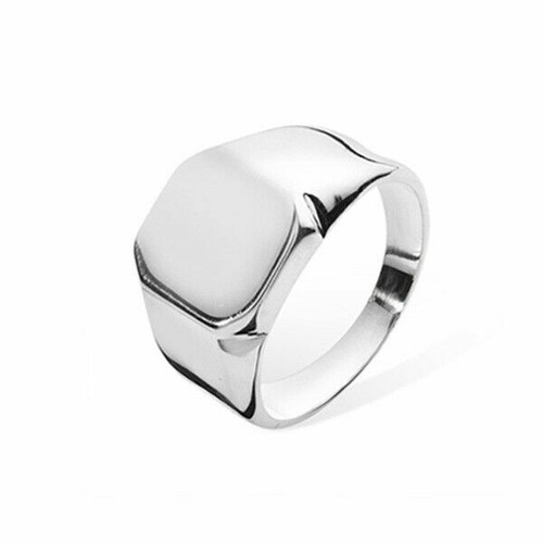 Men sterling silver signet - men's,