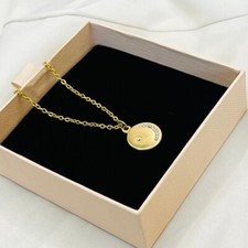 18K Gold Moon & Star CZ