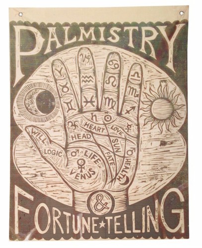 Fortune teller palmistry wall - fortune,
