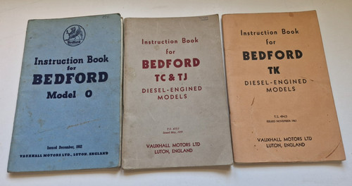 Bedford vintage instruction - bedford,