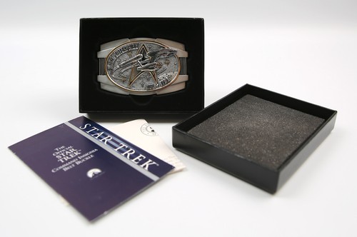 Vintage star trek belt - star, buckle