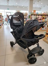 Graco Stadium Duo Tandem Pushchair Double Buggy Stroller Twin Pram Black/Grey