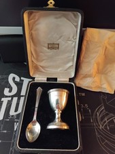 1933 Harrods Egg Cup & Spoon