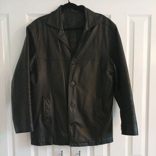 Vintage leather duster jacket - duster,