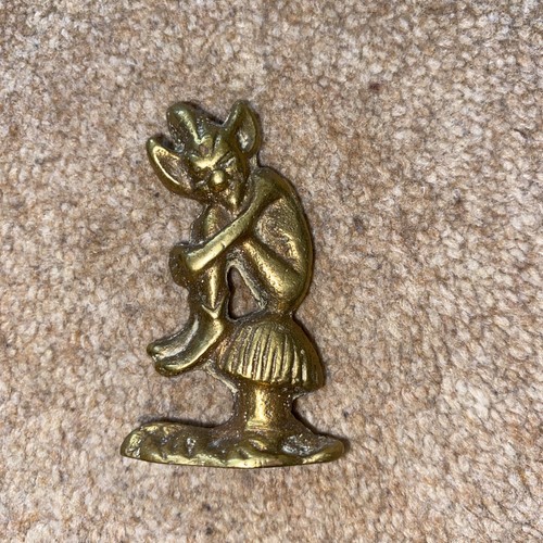 Vintage solid brass - a, pixie