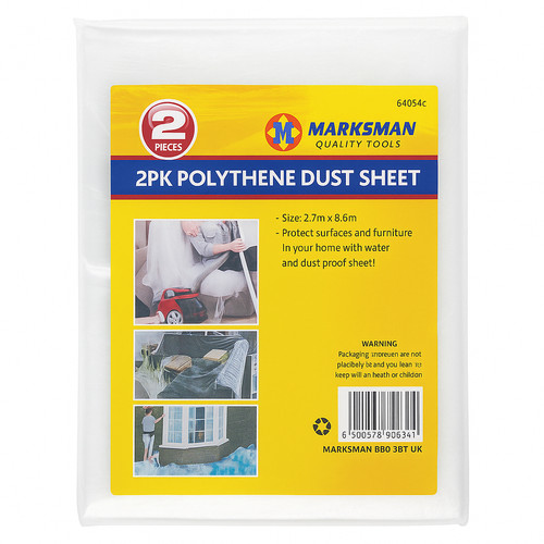 Dust sheets polythene covers - dust,