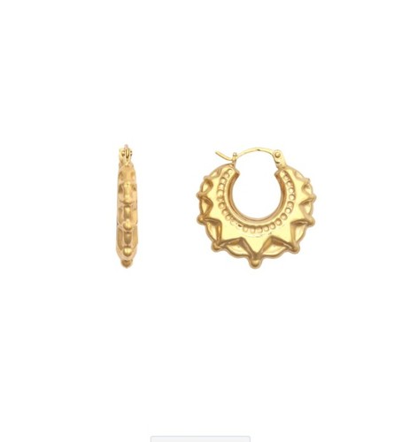 20mm 9ct real yellow gold - real,