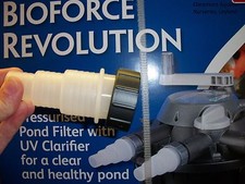 Hozelock Bioforce/Vorton/Ecopower/Ecocel hosetail with collar and o ring single.