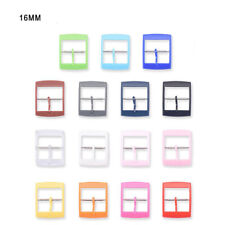 10PCS Pin Buckle Watch Band Colorful Strap Plastic 16mm 19mm 20mm For Swatch